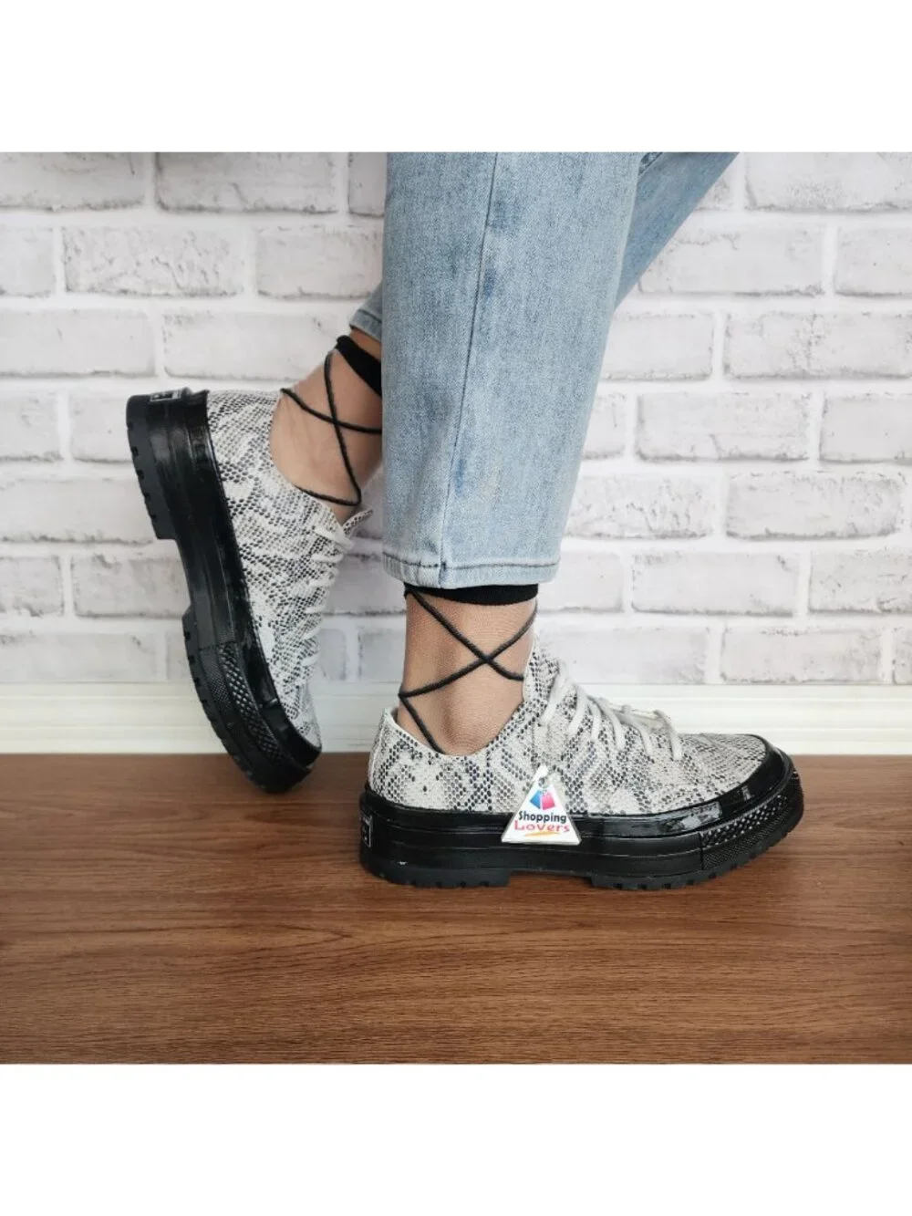 ⭐Converse Chuck 70 National Suede Snake Print Platform Sz 8 Womens Shoes A15045C - Picture 2 of 15